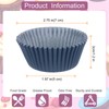 HARFINGTON 200 Count Cupcake Liners Dark Blue Cupcake Cups Standard