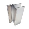 Gordon Glass® Chrome 3" U-Channel with 2-1/2" Magnet for 1/2"