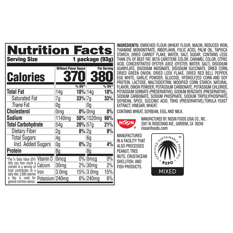 Nissin Top Ramen Bowl Ramen Noodle Soup, Beef, 3.28 Ounce