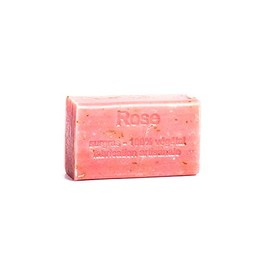 Rose Soap from France - Natural Soap from Provence - Palm Oil Free - Plastic-Free - Handmade - 90 g