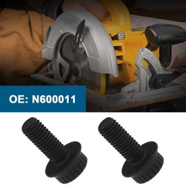 SG Store 2Pcs Circular Saw Blade Bolts N600011 Screw Clamp Bolt Compatible with DeWalt Miter Saw DWS716XPS DWS715 DWS779 DWS713 DCS361M1, Black