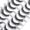 FARRED Cat Eye Lashes Natural False Eyelashes Wispy Eye Lash