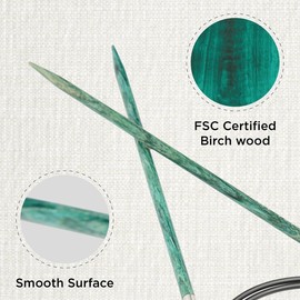 KnitPro Dreamz Fixed Circular Needles 40" (100cm) | US Size 4 (3.5mm) - Knitting Needles for DIY Knitting