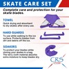 CRS Cross Ice Skate Guards, Soakers and Towel Gift Set.