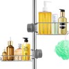 CoFvHo Shower Caddy Shelf No Drill 2 Pcs, Stainless Steel