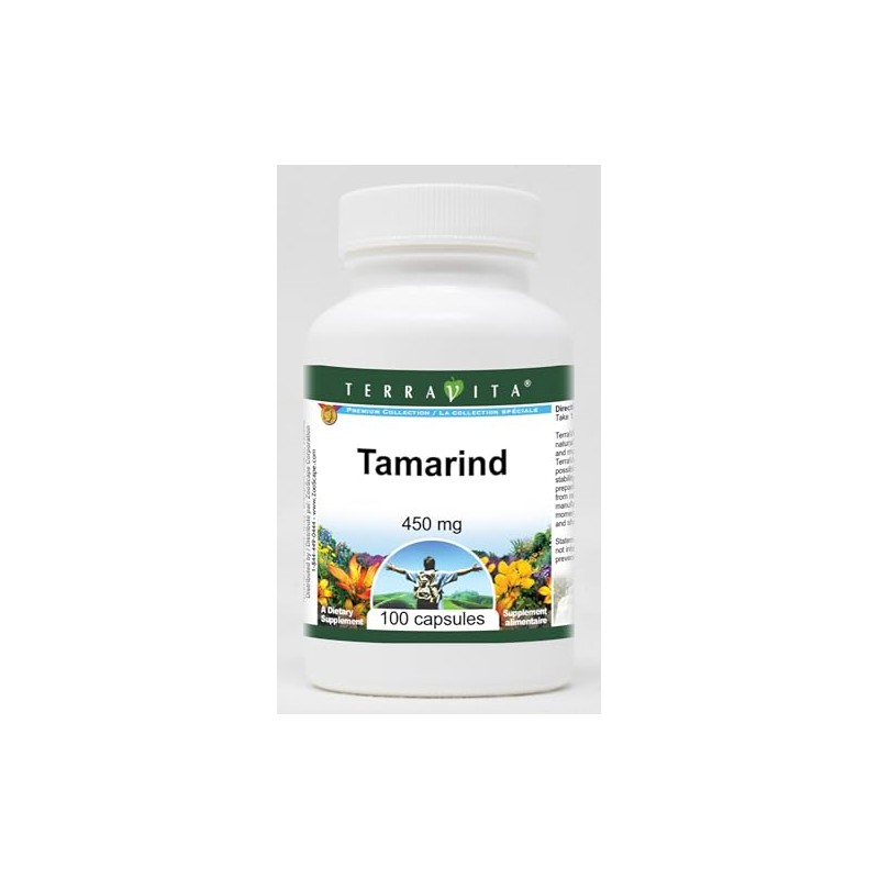 Tamarind - 450 mg (100 Capsules, ZIN: 521505)