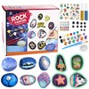 RZMZBY Stones Painting Set 43 Pieces with 12 Colours Creative