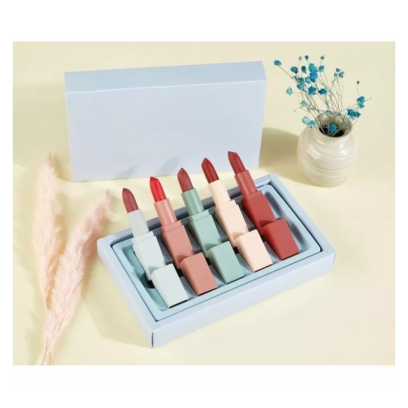 Bonita Cosméticos Set De 5 Labiales Tonos Rojos Matte By