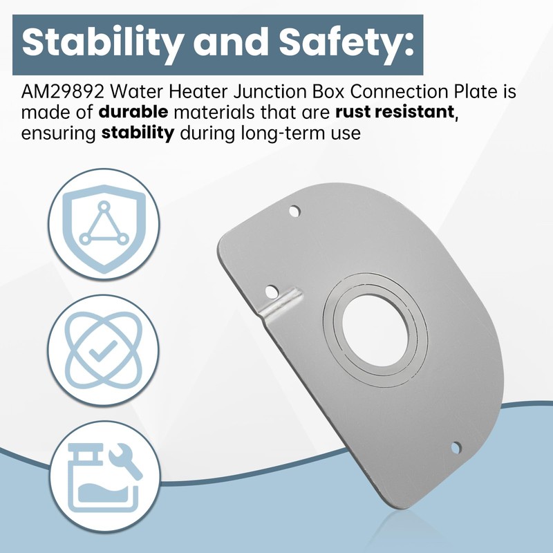 AM29892 Junction Box Connection Plate for Rheem Water Heater, Made