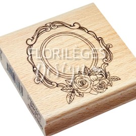 Florilèges Design Wooden Stamp 8 x 8 cm