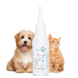 Aldivet Eye Protection for Dogs and Cats, Moisturises and Soothes Irritation, Removes Impurities, Aloe Vera Extracts, Protects Against Dehydration, Antimicrobial Protection, Gentle