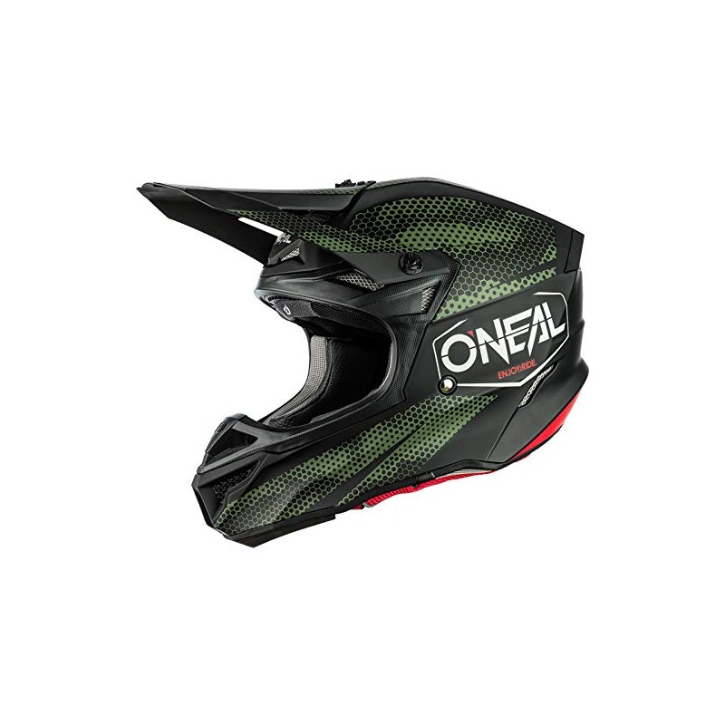 O'NEAL 5SRS Adult Helmet Covert, Black/Green, XS (0628-461)
