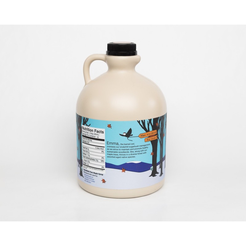 Barred Woods Maple - Half Gallon Jug Organic Pure Vermont