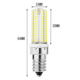 Rayhoo 2pcs E14 LED Light Bulbs 5W Equivalent 40W Incandescent Bulb, E14 European Base Bulb, Not Dimmable, White 6000K, 300-320LM