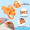 PATIKIL Handwriting Pencil Grippers, 3 Pcs 3 Fingers Pencil Grips