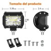 1pcs Faros Auxiliares Dobles Para Coche De 60 W Y2000