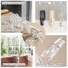 SODOI Plastic Clear Clips 20 Pack Plastic Spring Clips Multipurpose