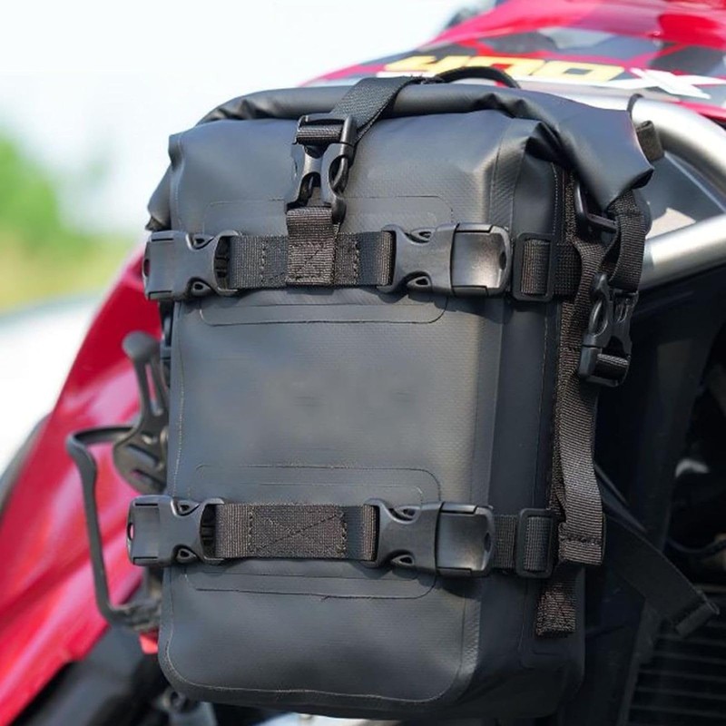 Itisyou Motorcycle Side Bag Engine Guard Bag Motorcycle Bumper Frame