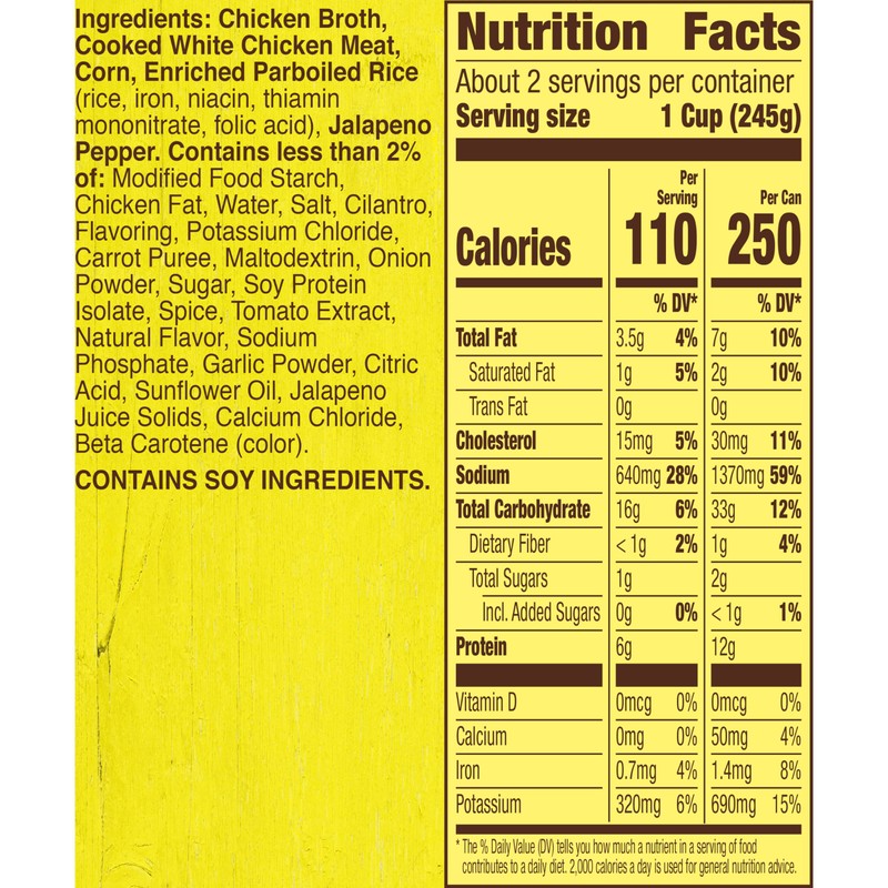 Old El Paso Mexican-Style Chicken and Rice With Corn Soup,