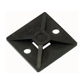 Cable TIE Base 5.40MM Black 50/PK, Cable Tie Mounts, Qty X 50 | MB4A-BLK (50 Pack)