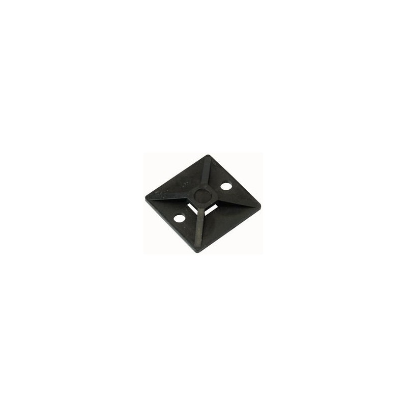Cable TIE Base 5.40MM Black 50/PK, Cable Tie Mounts, Qty