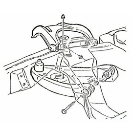 Inline Tube Replacement For 1968-72 GM A-Body F-Body Upper Control Arm Cross Shaft End Bolts And Washers 8pc