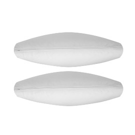 IMFAA Terry Waterproof Zipped Pillow Protector Pack of 2 - Soft and Comfortable Pillowcase Protectors - Ant-Allergy and Breathable Pillow Cover. (2 x Terry - Zipped)