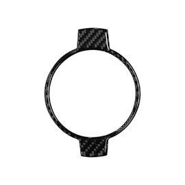 RUIANTE Compatible with Carbon Fiber Center Consoles Dashboard Horn Panel Cover Trim Auto Car Interior Accessories for Jeep Wrangler JK JKU 2011 2012 2013 2014 2015 2016 2017 (2pc Black)