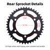 XYRVICT Chain and Sprocket Kit Replacement for Kawasaki Nin/ja 250