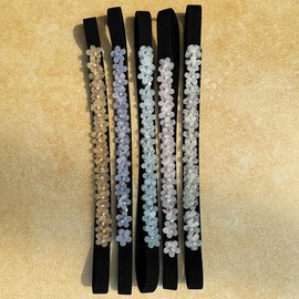 YOU&M Women's Very-Fine Stretch Waist Belts Thin Elastic Corset for Wedding Dress Flowers Belts Comfort Plus Size (Light Pink, One Size)