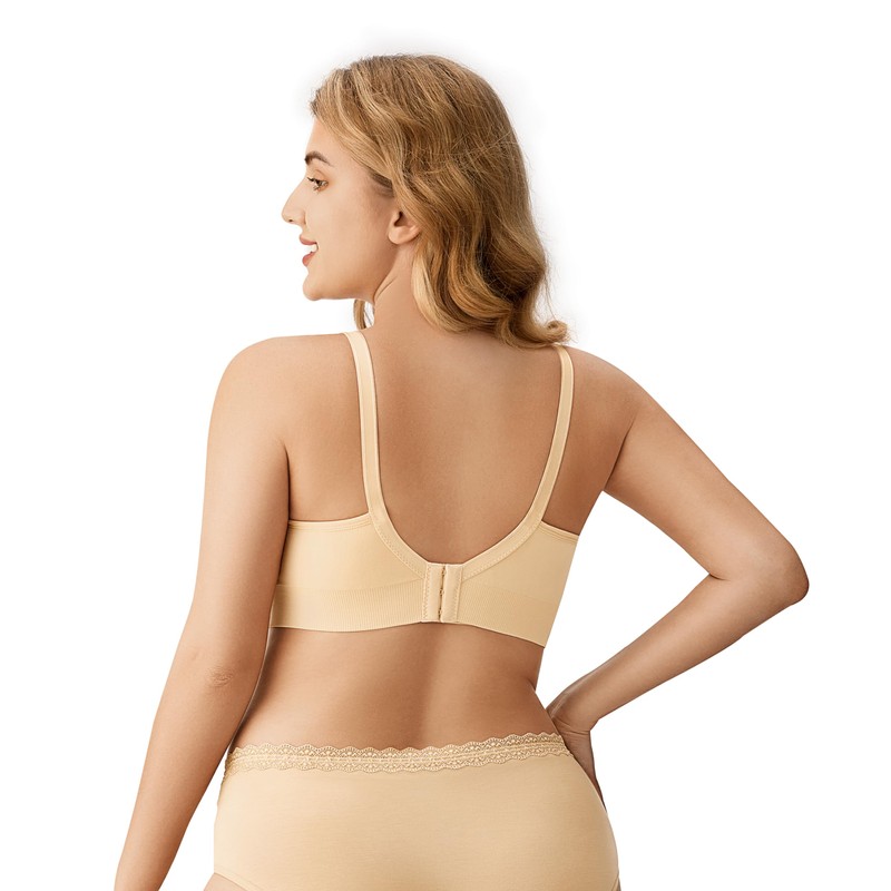 HBselect 5 Pack Womens Nursing Bras, Seamless Maternity Bras Breastfeeding