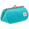 Watona Canvas Cosmetic Pouch, Size 4.5, Size L, turquoise (turquoise