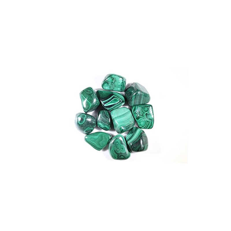 Pachamama Essentials Tumbled Malachite Stone - Healing Stone (15-25mm)