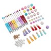12PCS Beadable Pens Kit Bright Colors DIY Making Beaded Ballpoint