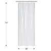 AmazerBath Heavy Duty Stall Shower Curtain Liner 12 Gauge, 36