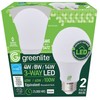 3-Way LED Bulbs 4W/8W/14W 2-Pack