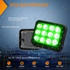Nilight 12LED Magnetic Wireless Trailer Lights 2PCS Rechargeable Portable Hazard