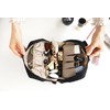 Invite.L Grande Large Capacity Portable Travel Stand Up Cosmetic Bag