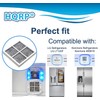 HQRP 2-pack Fresh Air Filters for LG Refrigerators LT120F /