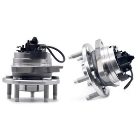 Hicks 513214 Front Wheel Hub and Bearing Assembly Compatible with 04-12 Chevy Malibu, 08-10 Cobalt HHR, 05-10 Pontiac G6, 07-09 Saturn Aura, Set of 2