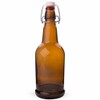 EZ Cap Bottles - 16 oz Amber Swing Top (Qty