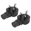 2Pcs to IEC320 C13 Power Adapter Power Cord Adapter Connector