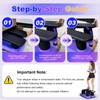 Air Compression Resistance Stepper – Adjustable Mini Stair Climber for