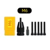 HIFESON Pneumatic Self-Locking Rivet Nut Gun Head(Replacement Mandrel Each 5pcs