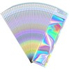 JETMORE 100 Pcs Mylar Bags, Holographic Bags, Smell Proof Bags,