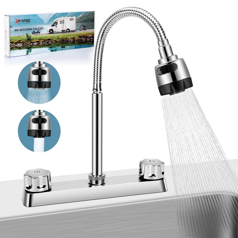8 inches Apart RV Sink Faucet, Kitchen Faucet Replacement with