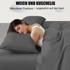 Soifox Set of 2 Pillowcases, 40 x 60 cm, Anthracite,