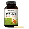 Vitamina D3 10,000 + K2 200mcg 240 Unidades Eg D115