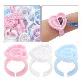 Capoffers Anillos Para Microblading Pegamento Pigmentos Anillo 100 Pzs