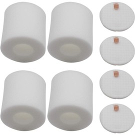 (Set of 4) Foam Felt Replacement Filters for Shark IQ Robot RV1000 RV1001AE UR1005AE QR1000SW RV1001AEC Vacuum Cleaner
